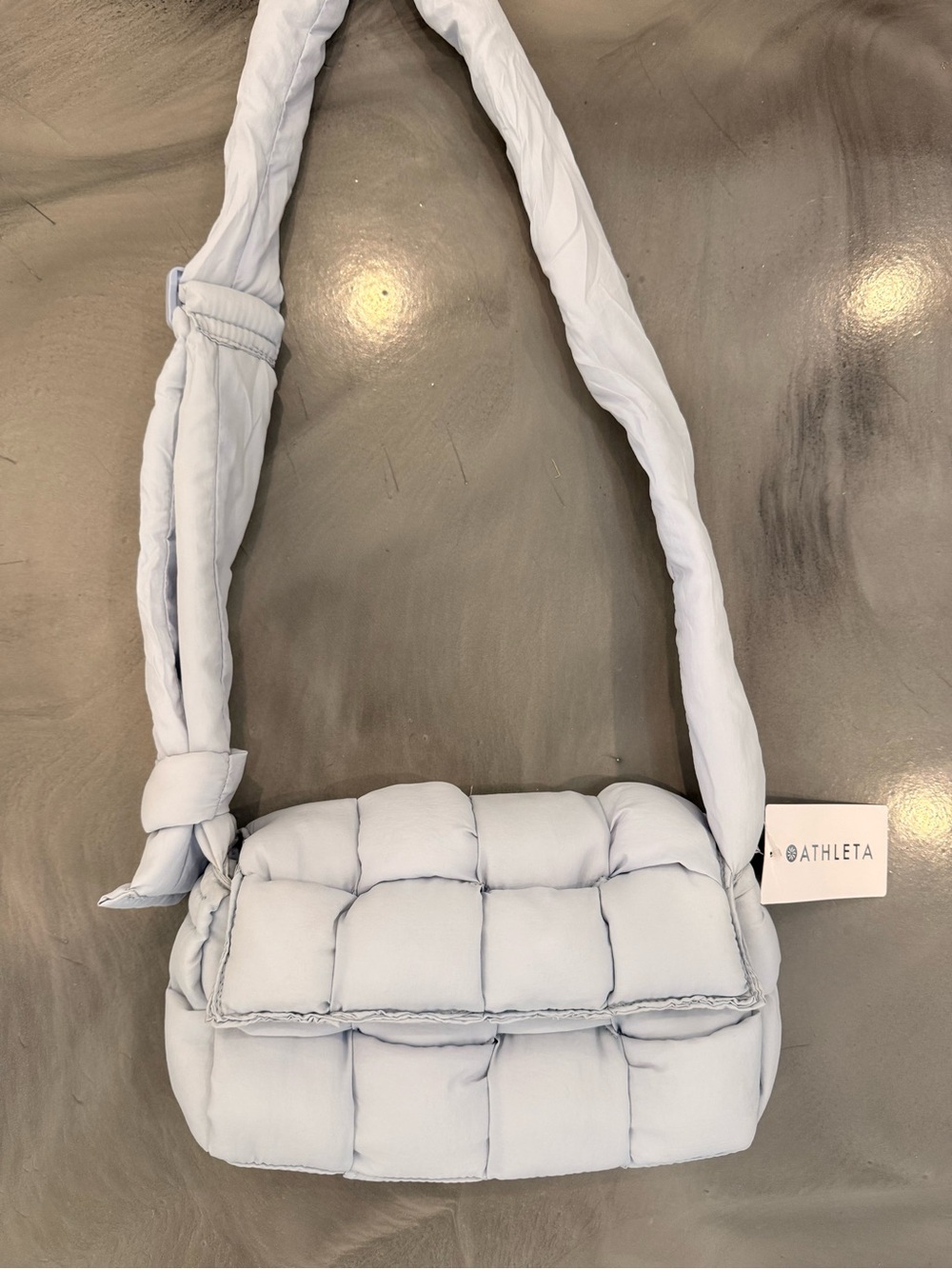 NWT Athleta Pale Blue Shoulder Crossbody Bag